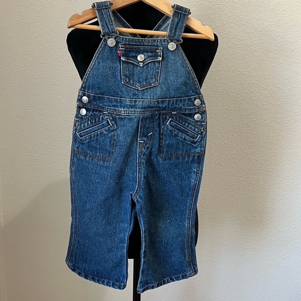 Vintage Levi's Classic Blue Denim Fabric 18Months